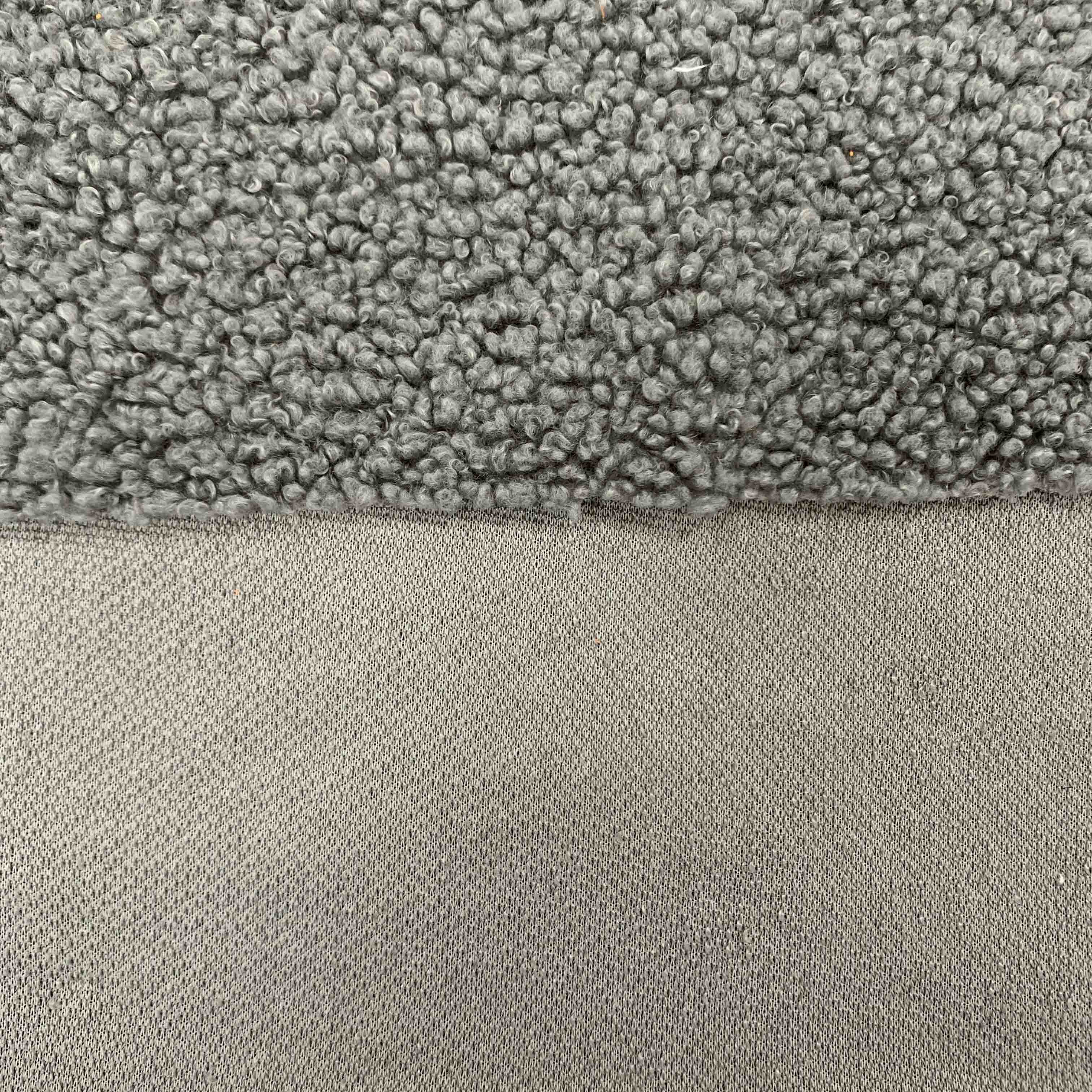 单面小颗粒泰迪绒鞋内里抱枕毛绒玩具服装家纺内里果粒绒